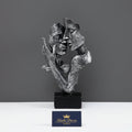 Abstract Lovers' Eternal Embrace Sculpture