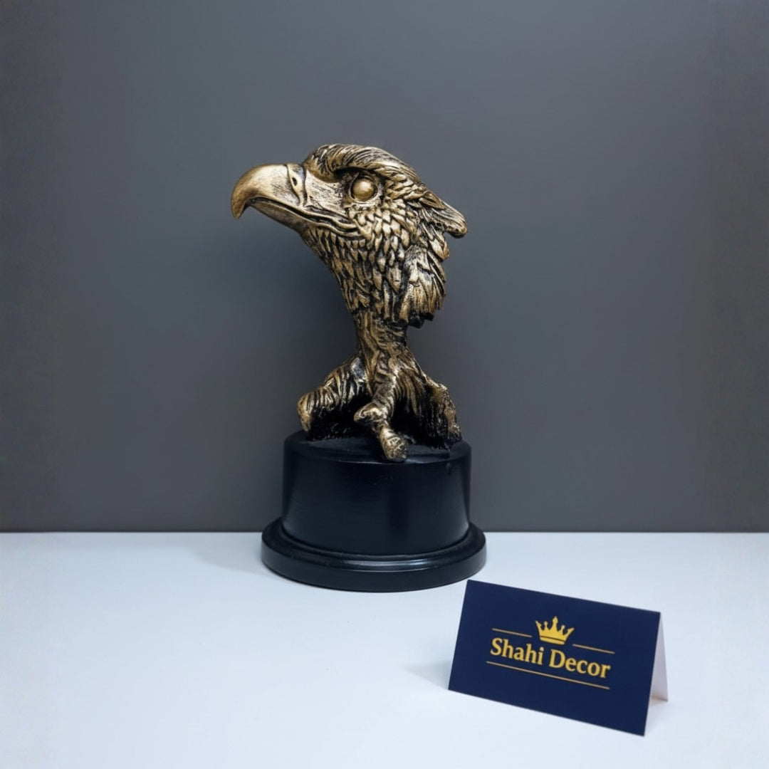 Antique Bronze Eagle Head Sculptural Bust