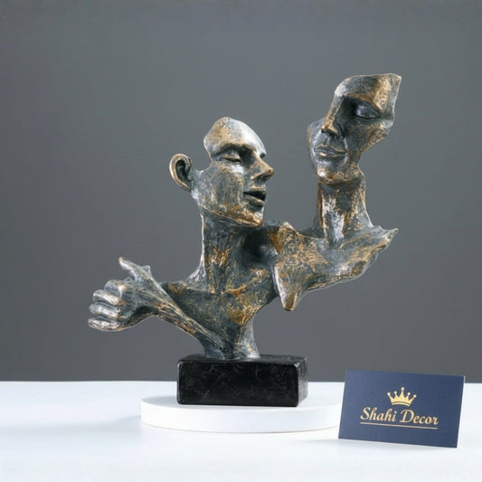 Antique Lovers' Soulbound Abstract Sculpture