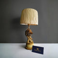 Antique Bronze Wolf Head Lamp