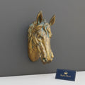 Antique Bronze Equestrian Wall Sculpture