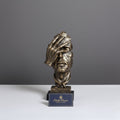 Antique Bronze Reflective "See No Evil" Sculpture