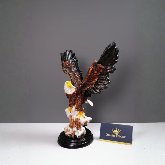 Multicolor Soaring Eagle Sculpture