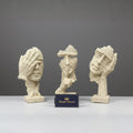 Antique Sandstone "The Silent Truths" Abstract Sculpture Set