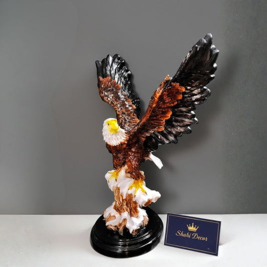 Majestic Soaring Bald Eagle Sculptural Masterpiece