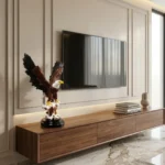 Eagle Decorative Statue Multicolor Resin - Image 4