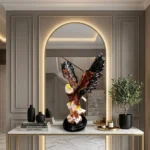 Eagle Decorative Statue Multicolor Resin - Image 3