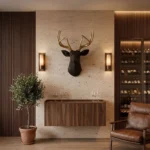 Deer Head Wall Decor Bronze - Image 6