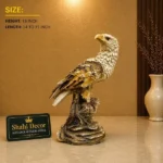 Eagle Bird Sculpture Antique Brown - Image 2