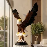 Eagle Decorative Statue Multicolor Resin