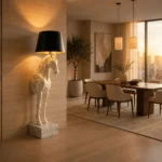 Horse Wall Lamp White and Black - Image 5