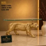 Panther Coffee Table Golden Finish - Image 2
