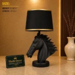 Horse Head Lamp Matte Black - Image 2