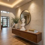 David Bust Sculpture Cream Finish - Image 3
