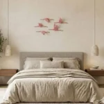 Flamingo Wall Art Set of 5 Pink - Image 3