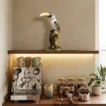 Toucan Bird Figurine White Yellow - Image 4