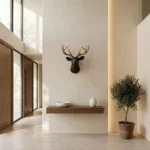 Deer Head Wall Decor Bronze - Image 3