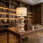 David Bust Table Lamp White - Image 4